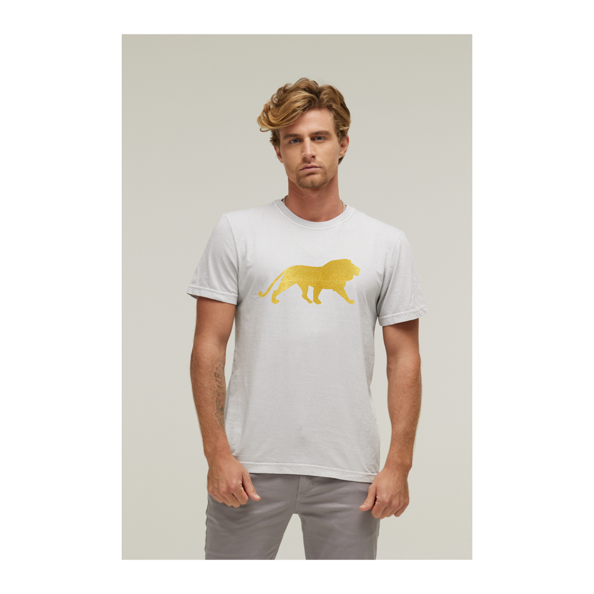 Camiseta Estonada Branco Gelo