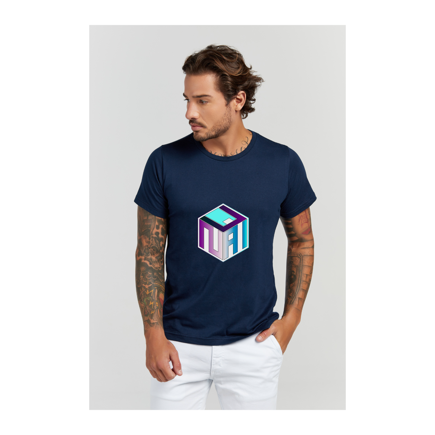Camiseta Premium Azul Marinho
