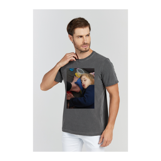 Camiseta Estonada Cinza Chumbo