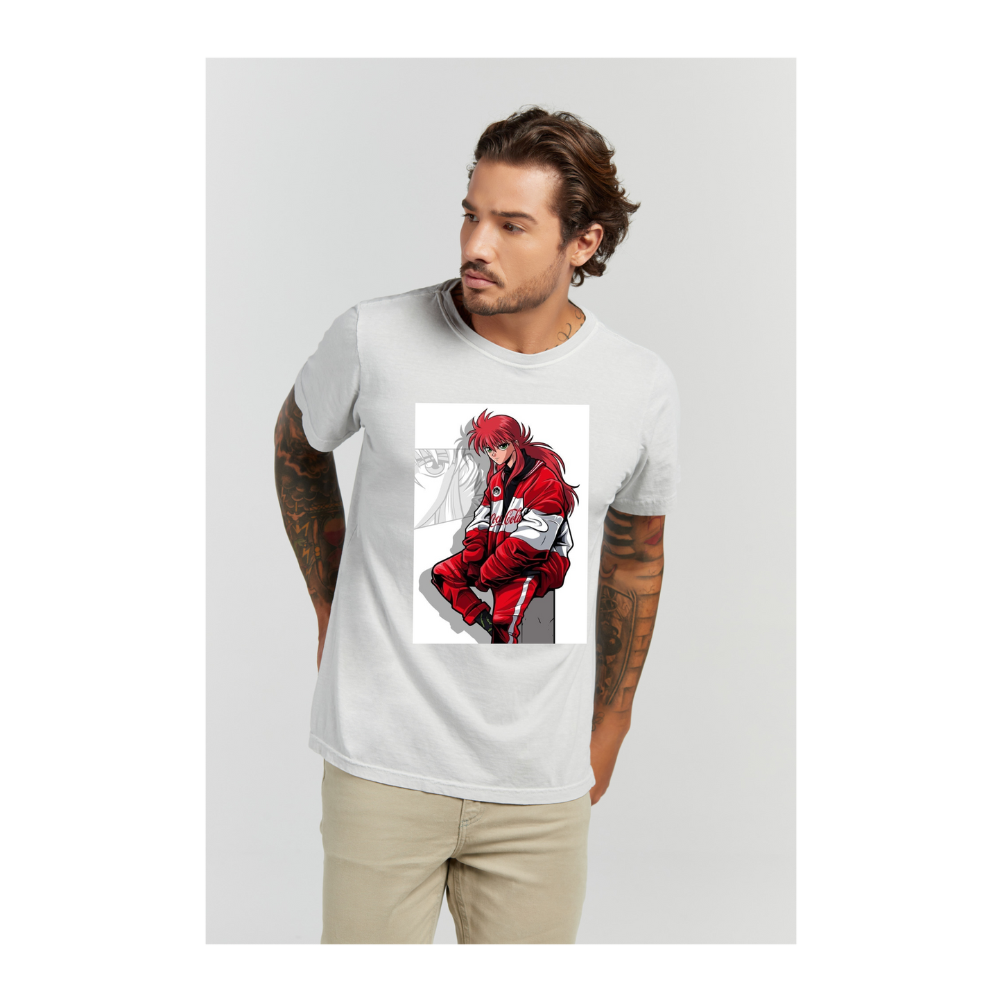 Camiseta Estonada Branco Gelo
