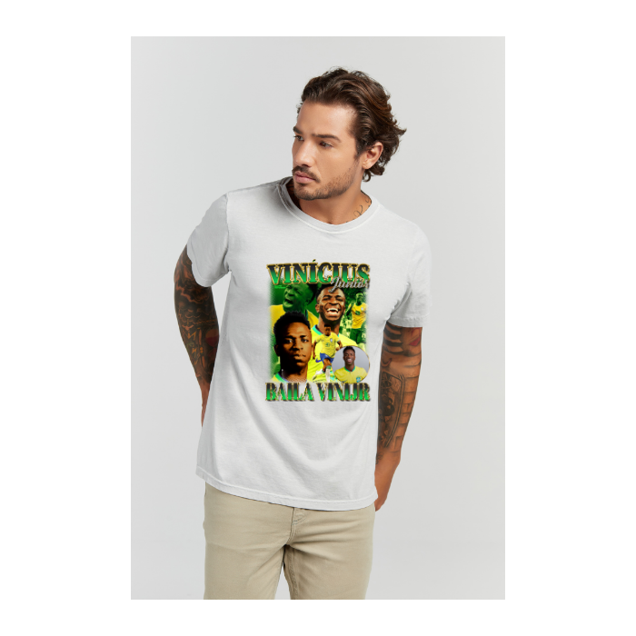 Camiseta Estonada Branco Gelo