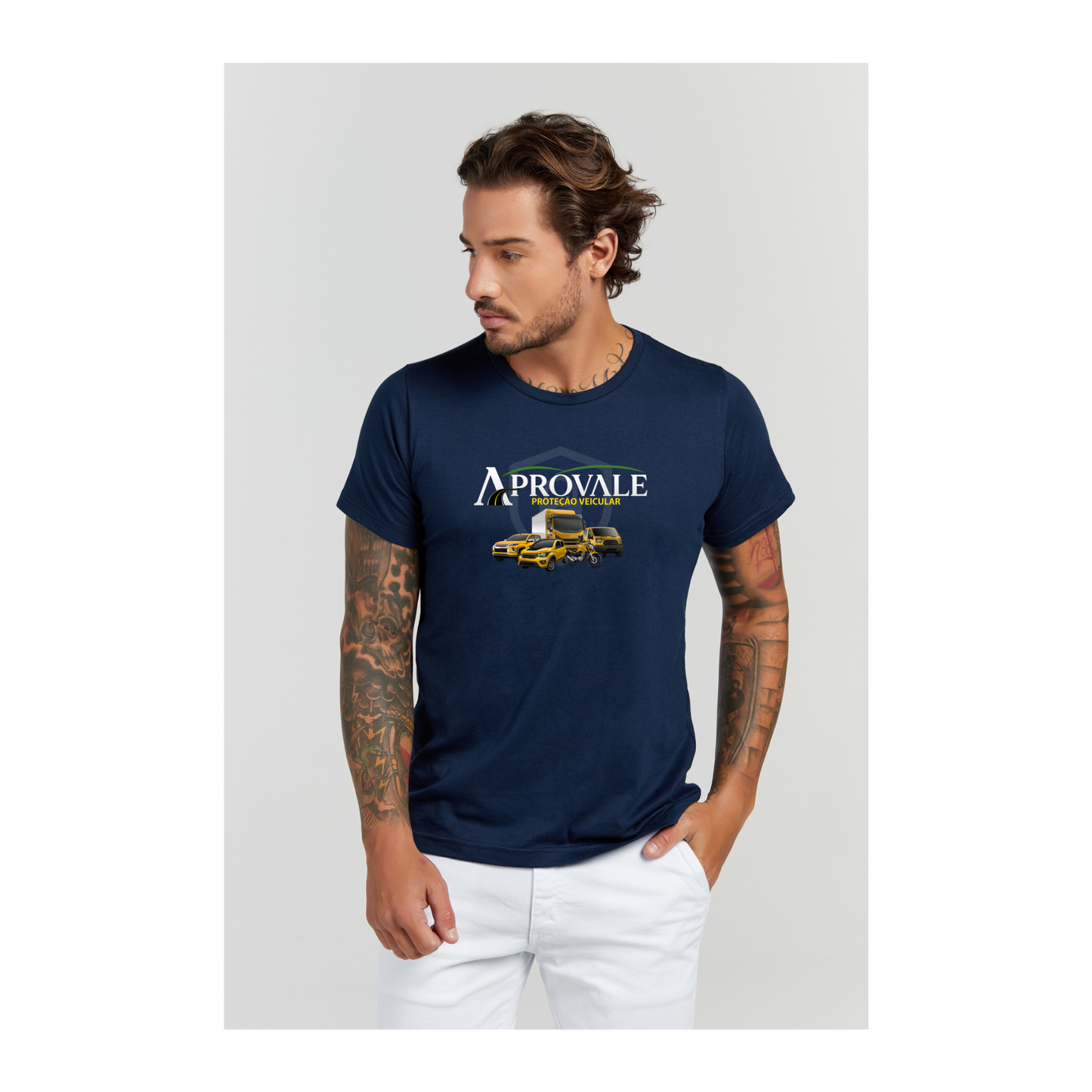 Camiseta Premium Azul Marinho