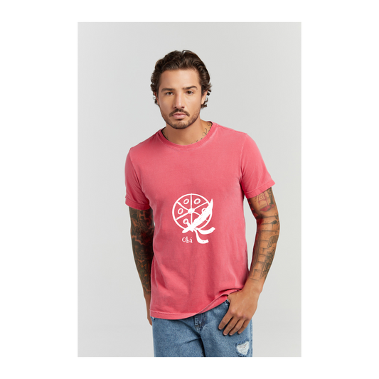Camiseta Estonada Vermelho