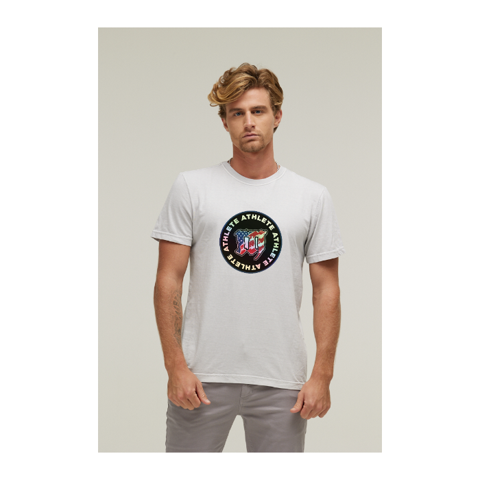 Camiseta Estonada Branco Gelo