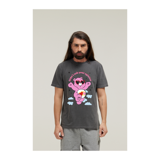 Camiseta Estonada Cinza Chumbo