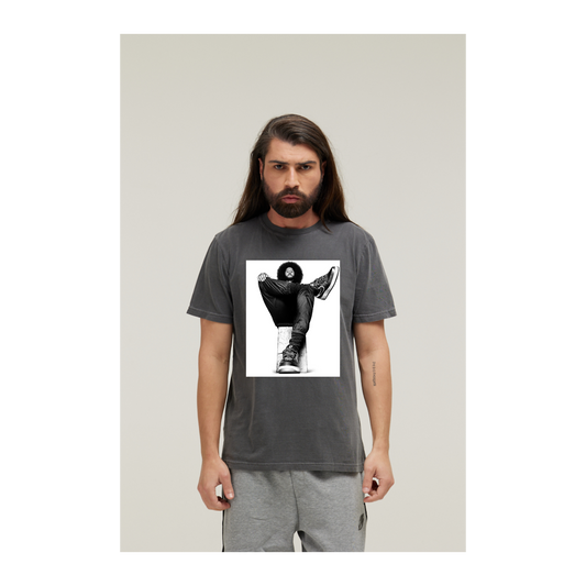 Camiseta Estonada Cinza Chumbo