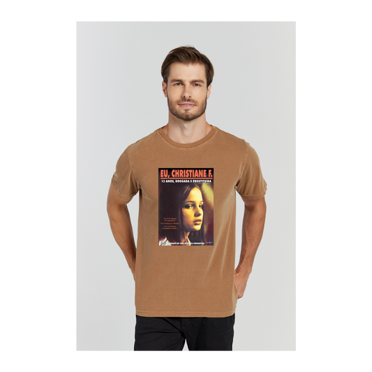 Camiseta Estonada Marrom
