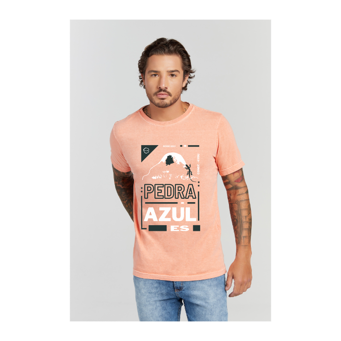 Camiseta Estonada Laranja