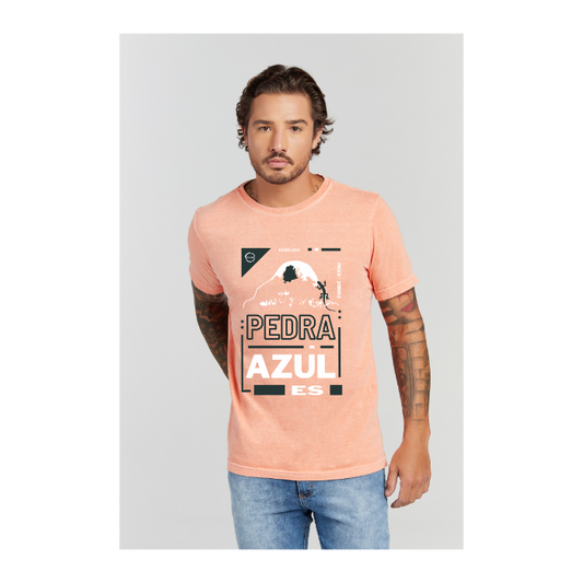 Camiseta Estonada Laranja