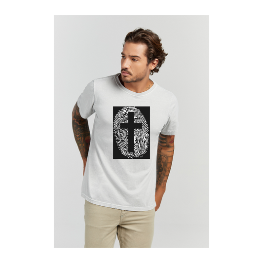 Camiseta Estonada Branco Gelo