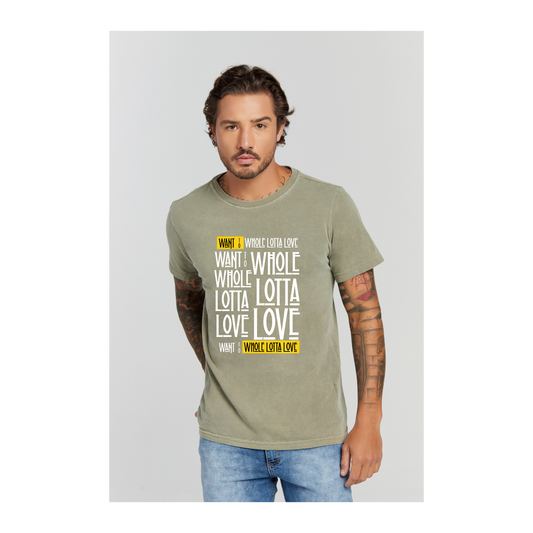 Camiseta Estonada Verde Militar