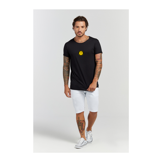 Camiseta Longline Preto