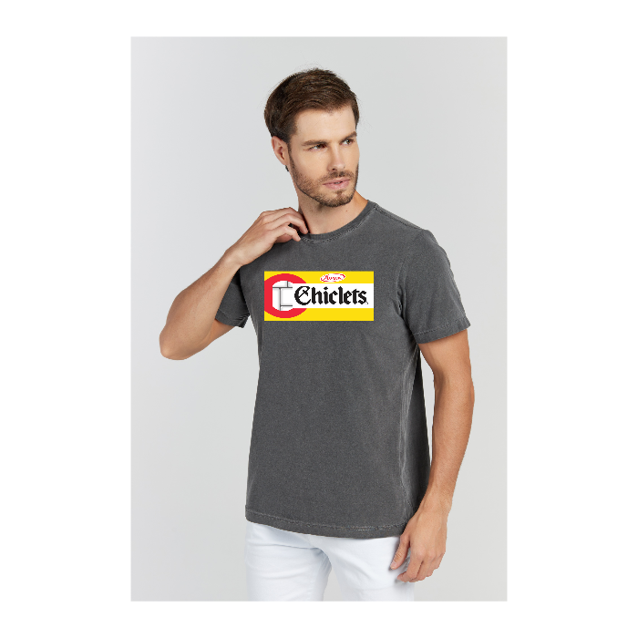 Camiseta Estonada Cinza Chumbo