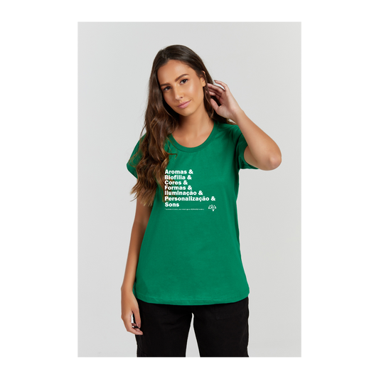 Baby long Premium Verde Bandeira