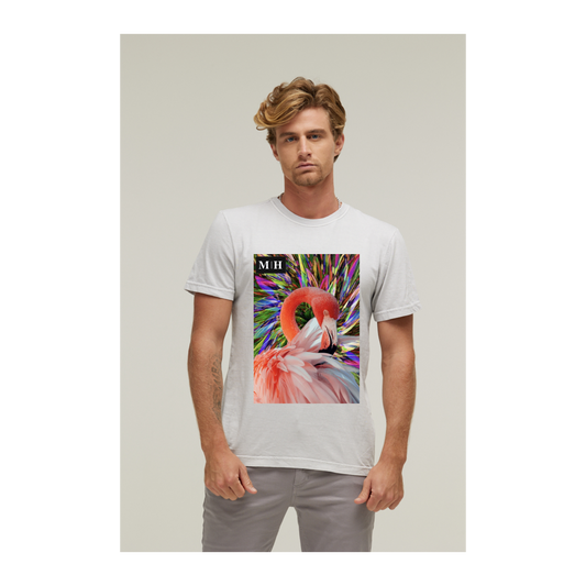 Camiseta Estonada Branco Gelo