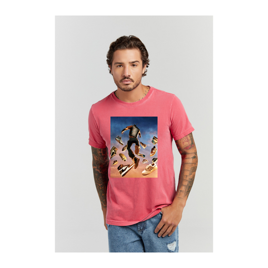 Camiseta Estonada Vermelho