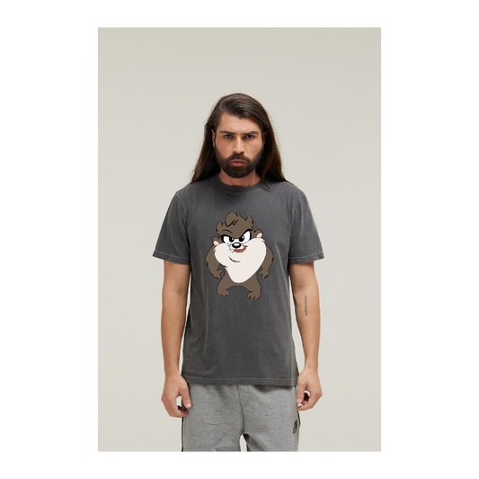 Camiseta Estonada Cinza Chumbo