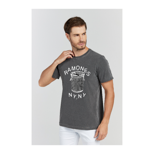 Camiseta Estonada Cinza Chumbo