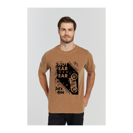 Camiseta Estonada Marrom