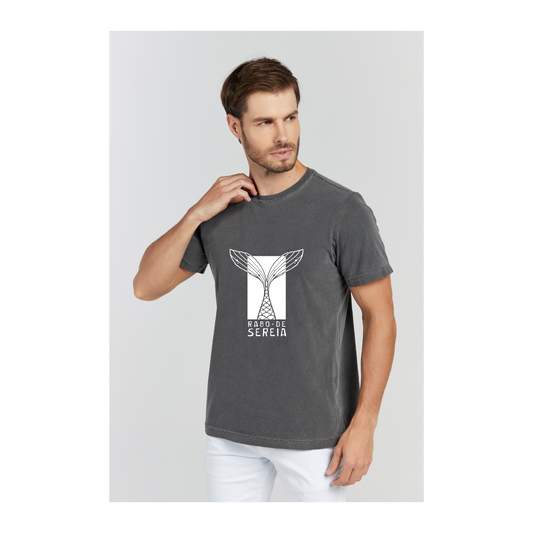 Camiseta Estonada Cinza Chumbo