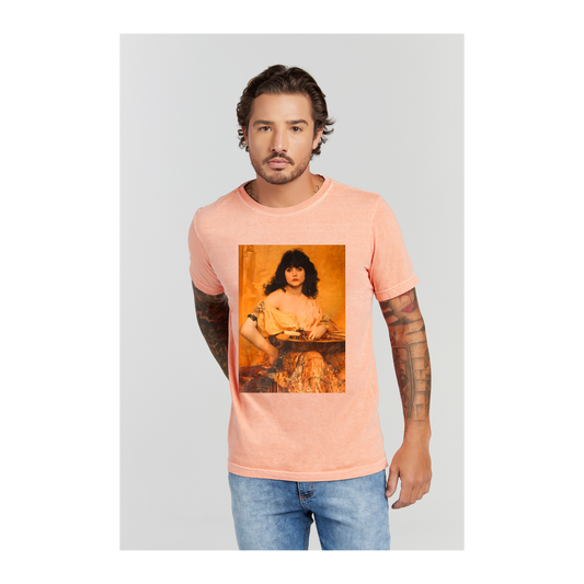 Camiseta Estonada Laranja