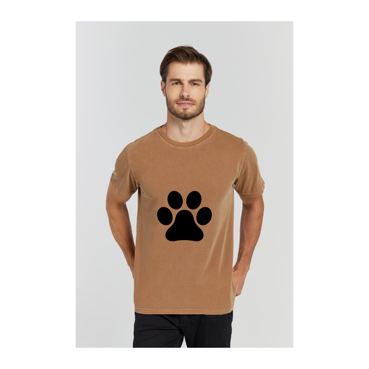 Camiseta Estonada Marrom