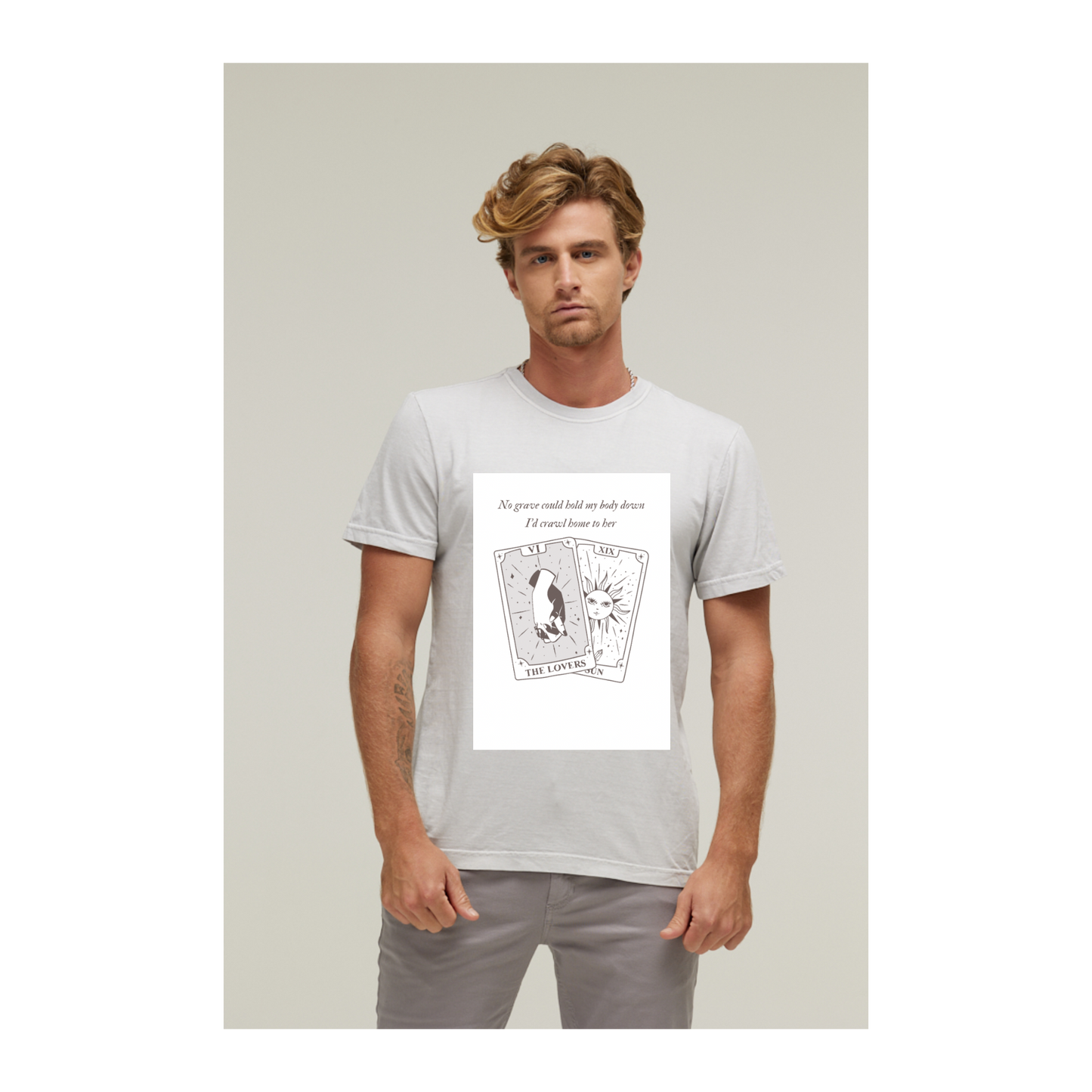 Camiseta Estonada Branco Gelo