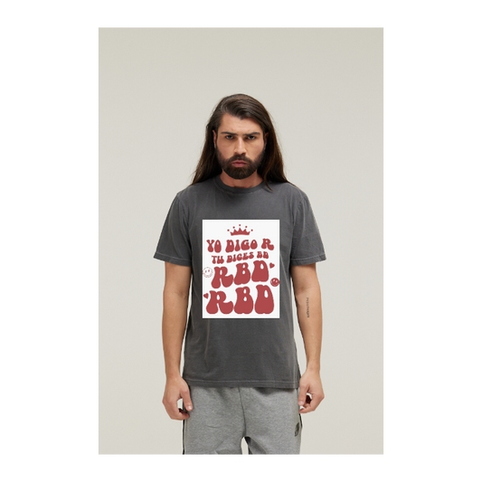 Camiseta Estonada Cinza Chumbo