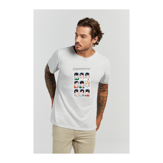 Camiseta Estonada Branco Gelo
