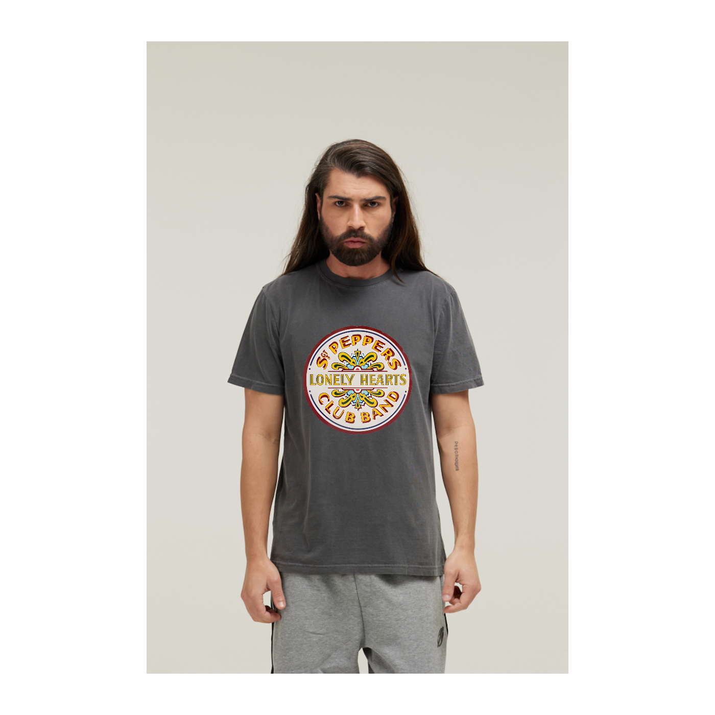 Camiseta Estonada Cinza Chumbo