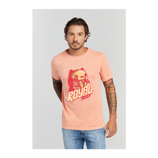 Camiseta Estonada Laranja