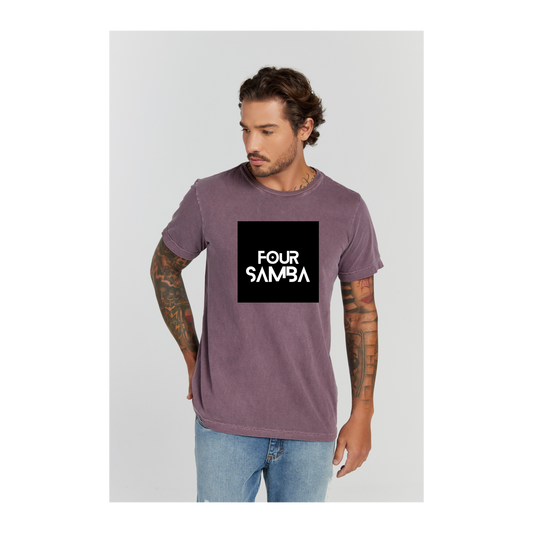 Camiseta Estonada Roxo