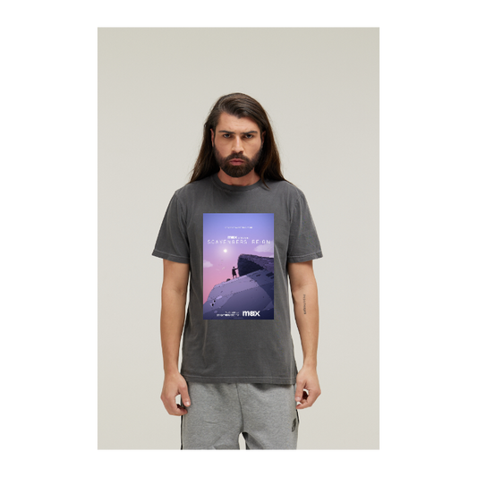 Camiseta Estonada Cinza Chumbo