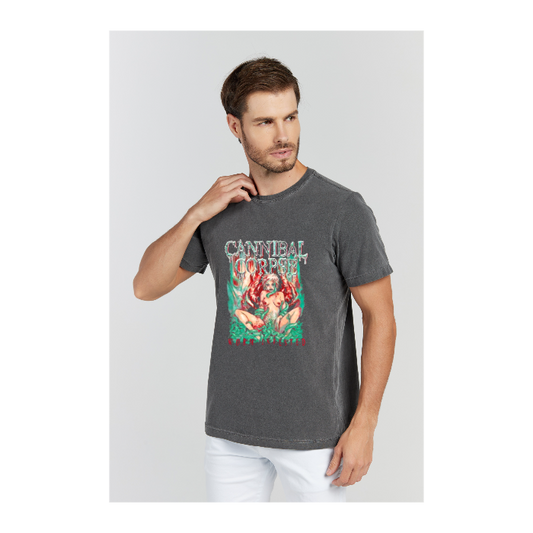 Camiseta Estonada Cinza Chumbo