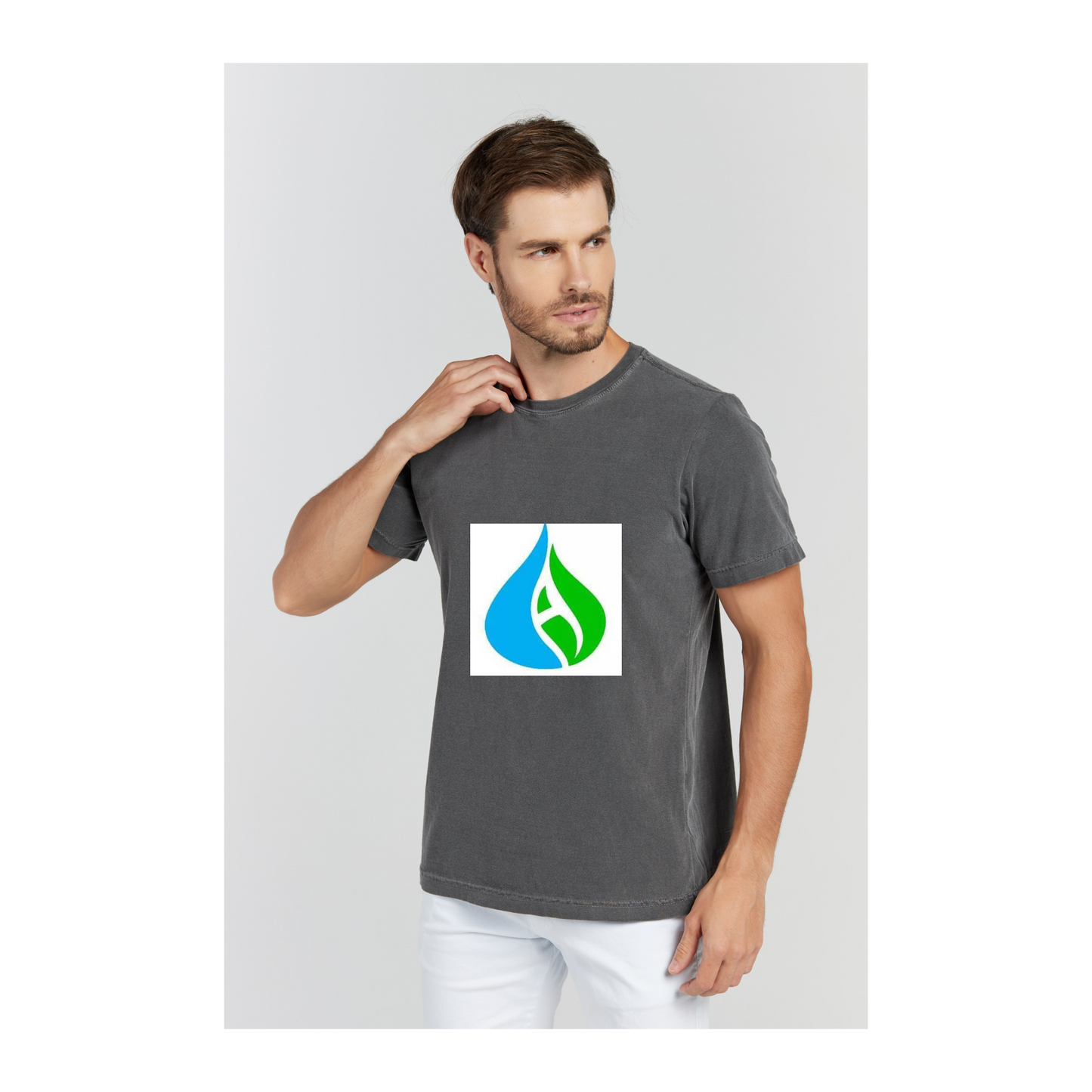 Camiseta Estonada Cinza Chumbo