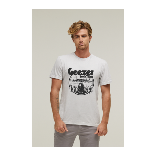 Camiseta Estonada Branco Gelo