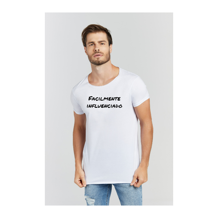 Camiseta Longline Branco
