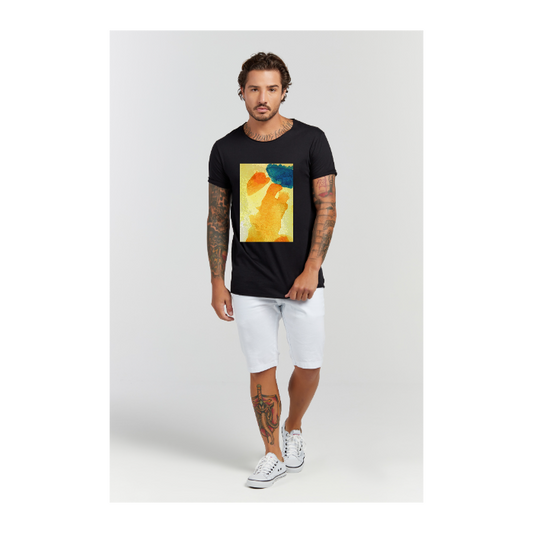 Camiseta Longline Preto