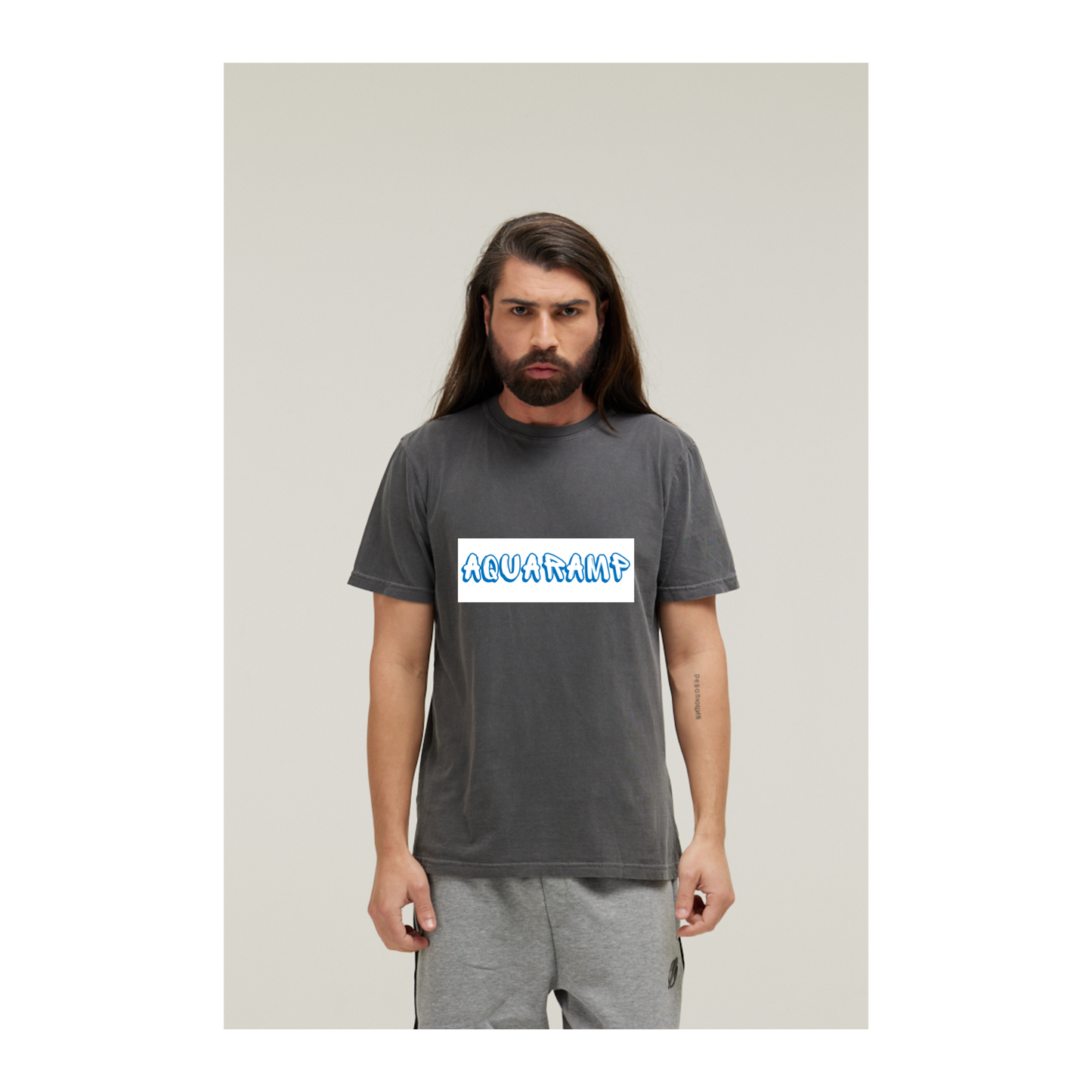 Camiseta Estonada Cinza Chumbo