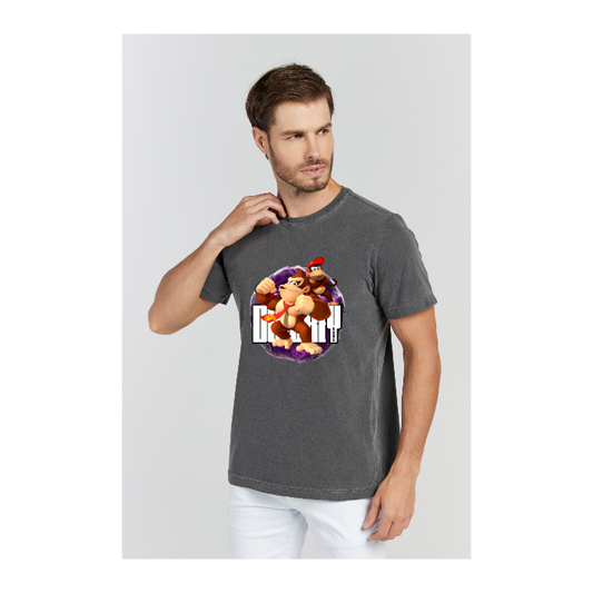 Camiseta Estonada Cinza Chumbo