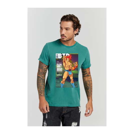 Camiseta Estonada Verde Musgo