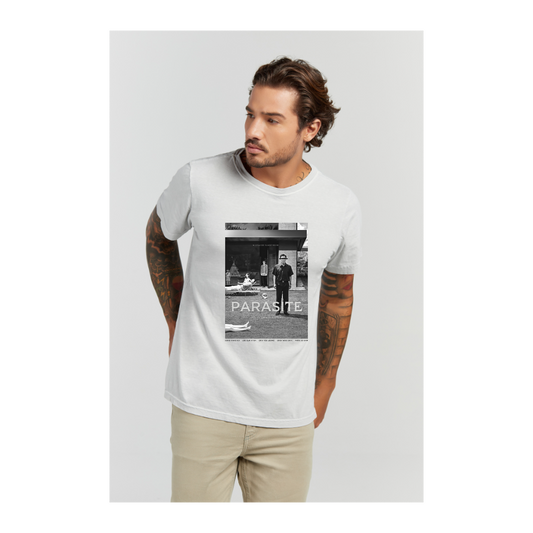 Camiseta Estonada Branco Gelo