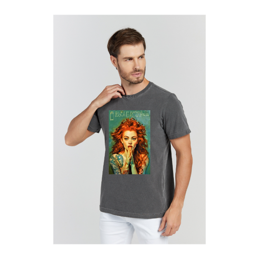 Camiseta Estonada Cinza Chumbo