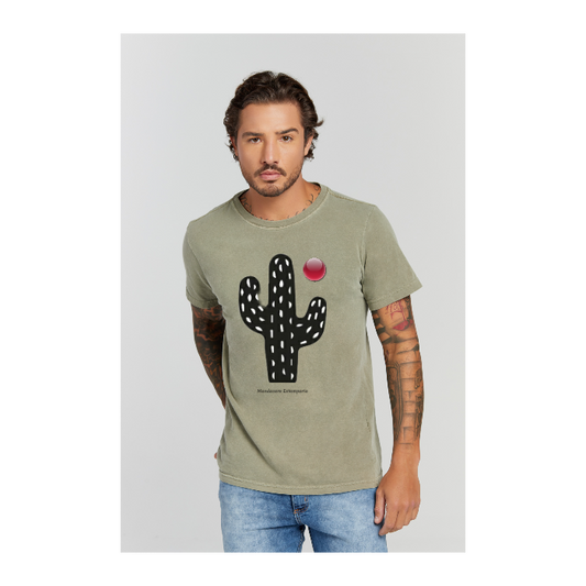 Camiseta Estonada Verde Militar