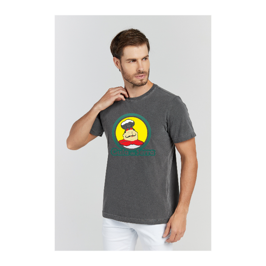 Camiseta Estonada Cinza Chumbo