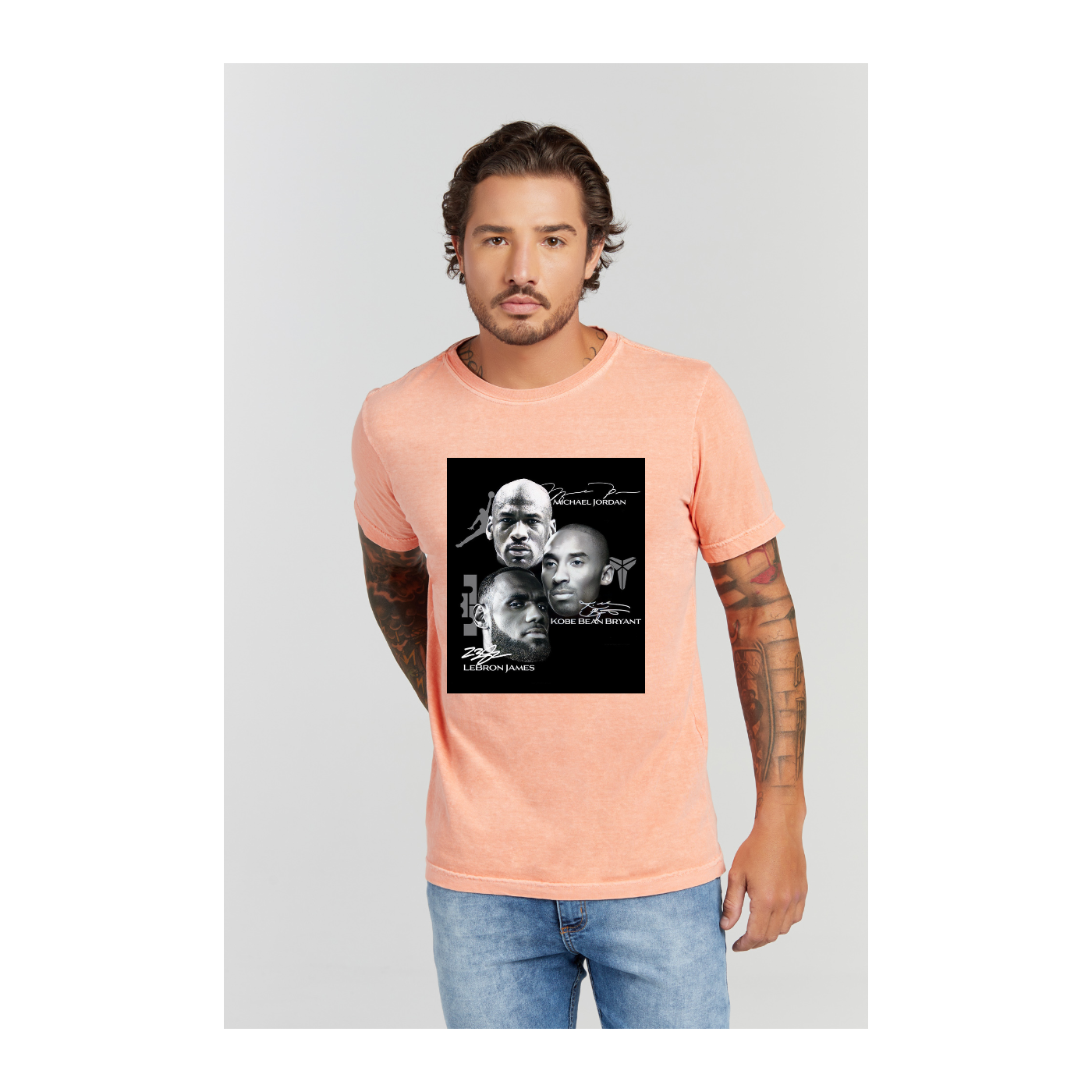 Camiseta Estonada Laranja