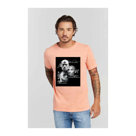 Camiseta Estonada Laranja
