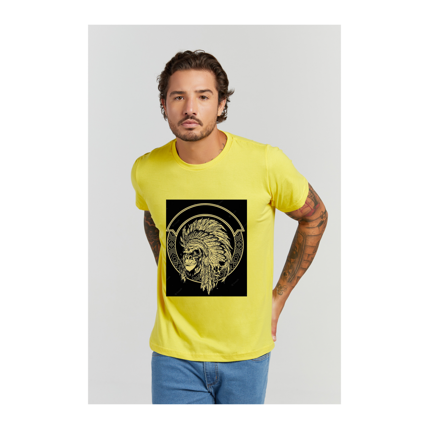 Camiseta Premium Amarelo Canário