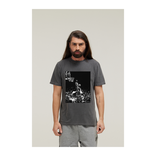 Camiseta Estonada Cinza Chumbo