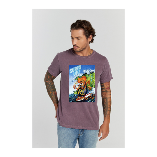 Camiseta Estonada Roxo